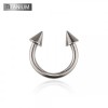 IMPLANT GRADE SOLID TITANIUM HORSESHOES WITH SPIKE