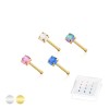 925 STERLING SILVER OPAL PRONG SET NOSE BONE PACKAGE