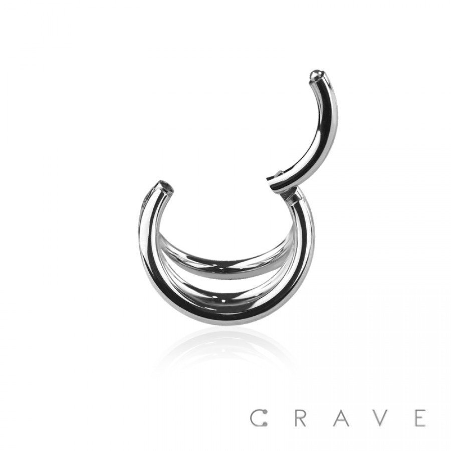 ORANGELOVE Dubbele Hoepel Neus Ring 18G 16G 316L Chirurgisch Staal Kraakbeen Oorbel Septum Sieraden Naadloze Scharnierende Clicker Segment Ring Conch Daith Tragus Helix Rook Piercing Oorbel Lip Ring ORANGELOVE Dubbele Hoepel Neus Ring 18G 16G 316L Chirurgisch Staal Kraakbeen Oorbel Septum Sieraden Naadloze Scharnierende Clicker Segment Ring Conch Daith Tragus Helix Rook Piercing Oorbel Lip Ring