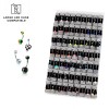 189PCS OF ASSORTED ACRYLIC 316L SURGICAL STEEL BAR BELLY RING PANEL