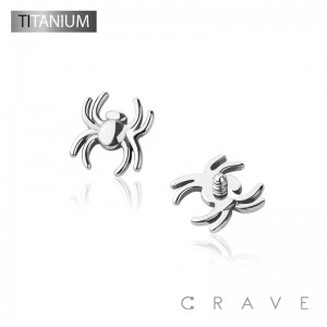 SPIDER IMPLANT GRADE TITANIUM INTERNALLY THREADED DERMAL ANCHOR TOP(TOP PART ONLY)