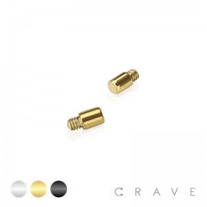 IMPLANT GRADE TITANIUM 2MM MICRO DERMAL HEALING POST