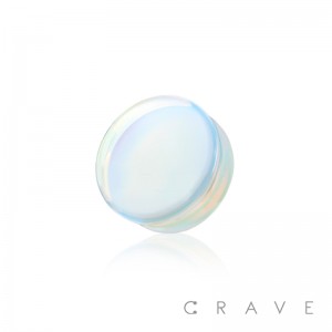 SEMI PRECIOUS OPALITE STONE SADDLE PLUG