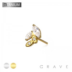 IMPLANT GRADE TITANIUM THREADLESS PUSH IN CZ BRANCH TOP PART(TOP PART ONLY)