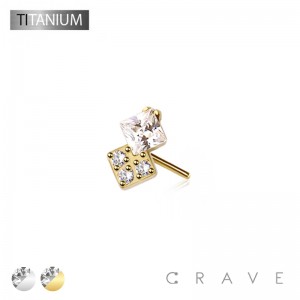 IMPLANT GRADE TITANIUM THREADLESS PUSH IN EVA TOP(TOP PART ONLY)