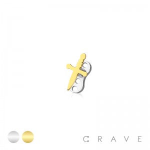 DAGGER HEAD AND BASE DERMAL SET 316L SURGICAL STEEL