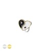 YING-YANG HEART HEAD AND BASE 316L SURGICAL STEEL DERMAL SET 