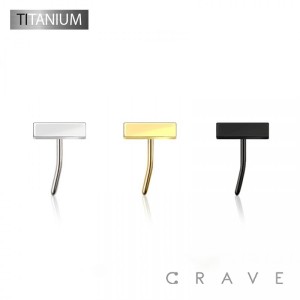 IMPLANT GRADE TITANIUM THREADLESS PUSH IN FLAT BAR TOP PART (ONLY)