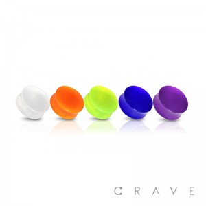 GLOW IN THE DARK ACRYLIC DOUBLE FLARED PLUGS