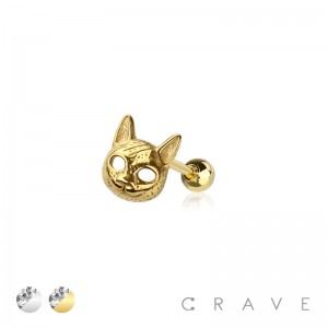 316L SURGICAL STEEL CARTILAGE CAT MASK FACE