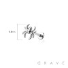 SPIDER TOP THREADLESS (PUSH IN) 316L SURGICAL STEEL LABRET SET
