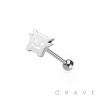316L SURGICAL STEEL SPOOKY GHOST TONGUE BARBELL