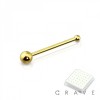 316L SURGICAL STEEL NOSE BONE NOSE RING BOX