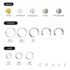 12PCS OF CZ GEM PAVED CROSS 316L SURGICAL STEEL O-RING NOSE HOOP BOX 12PCS OF CZ GEM PAVED CROSS 316L SURGICAL STEEL O-RING NOSE HOOP BOX